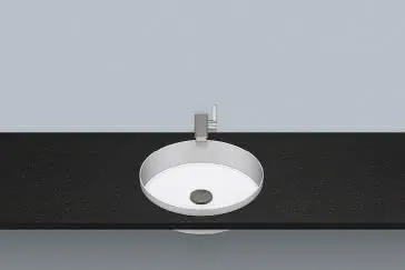 Alape Einbaubecken KE400 2025503 Weiß
