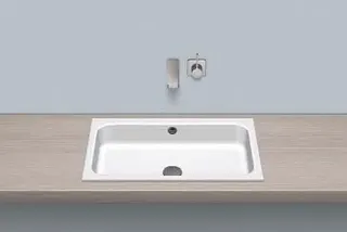 Alape Einbaubecken SR650 2218700 Weiß