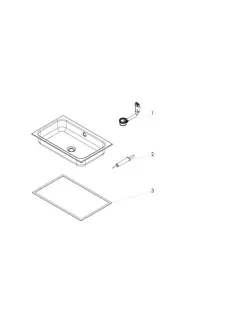 Alape Einbaubecken SR650 2218700 Weiß – Bild 2