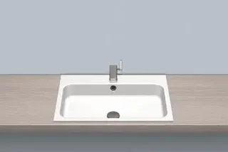 Alape Einbaubecken SR650H 2219600 Weiß