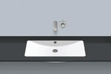 Alape Unterbaubecken R800 2251700 Weiß