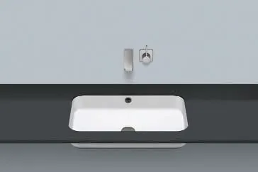 Alape Unterbaubecken SR650 2255700 Weiß