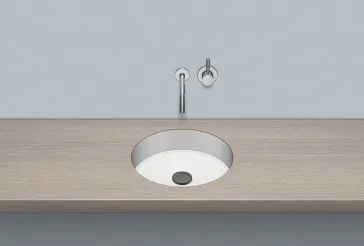 Alape Unterbaubecken KE375 3224504 Weiß