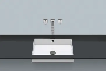 Alape Unterbaubecken ME500 3226701 Weiß