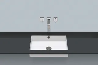 Alape Unterbaubecken ME500 3226701 Weiß
