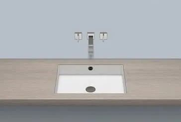 Alape Unterbaubecken ME500 3226704 Weiß