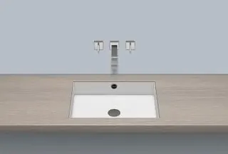 Alape Unterbaubecken ME500 3226704 Weiß