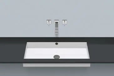 Alape Unterbaubecken ME750 3227701 Weiß