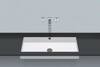 Alape Unterbaubecken ME750 3227701 Weiß