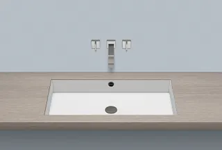 Alape Unterbaubecken ME750 3227704 Weiß
