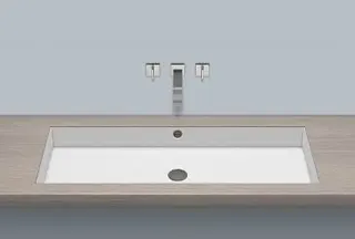 Alape Unterbaubecken ME1000 3228704 Weiß