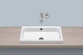 Alape Aufsatzbecken SR650 3230700 Weiß