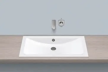 Alape Einbaubecken R800 2203200 Weiß
