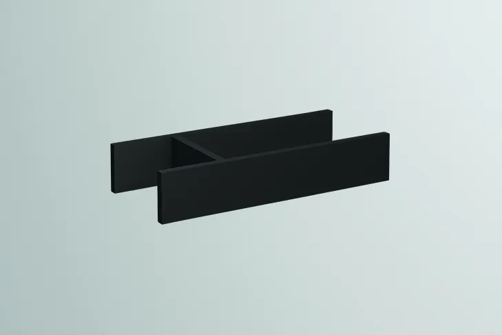 Alape Facheinteilung H358.2 8400058 Lack Metallschwarz