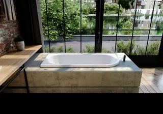 Kaldewei Badewanne CENTRO DUO 1 RECHTS Mod.130,1700x 750mm,pergamon – Bild 2