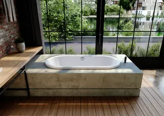 Kaldewei Badewanne CENTRO DUO OVAL Mod.128,1800x800mm ,alpinweiß – Bild 5