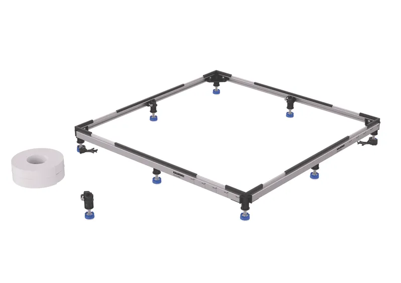 Kaldewei Duschwannen-Fußrahmen FR 5300 FLEX Plus (FR II+) 900x900mm