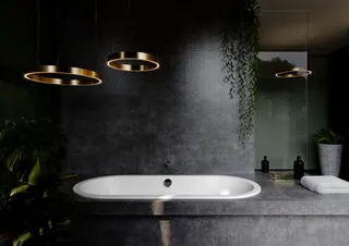 Kaldewei Badewanne VAIO DUO OVAL Mod.951,1800x800mm, pergamon,Perl-Effekt – Bild 3