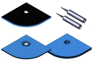 Kermi Board Point RUD 090090 L 900 x B 900 x H 130 mm