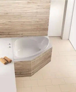 Hoesch Badewanne Spectra Eck 1400 ohne Schürze Weiß