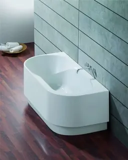 Hoesch Badewanne Spectra Vorwand 1700x800 mit angeformter Schürze, Weiß