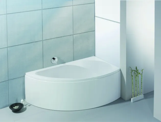 Hoesch Badewanne Spectra Eck 1700x1000 rechts mit loser Schürze, Weiß