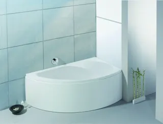 Hoesch Badewanne Spectra Eck 1700x1000 rechts mit loser Schürze, Weiß