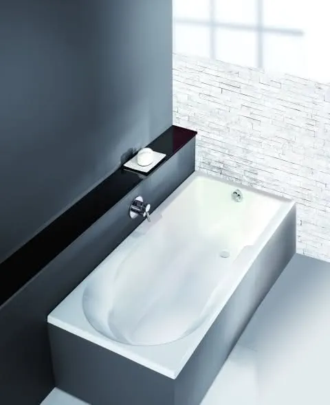 HO BW Spectra 1700x800 mit Duschzone Weiß
