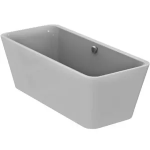 Ideal Standard freistehende Duo-Badewanne Tonic II m.Abl, m.Füller, 180x80cm Weiß – Bild 2