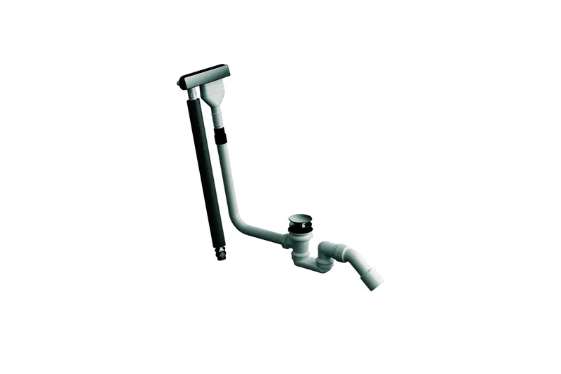 ZUB Badewanne Ab- und Überlauf Ab-ÜL-Garn. BetteArt mit Zulauf chrom