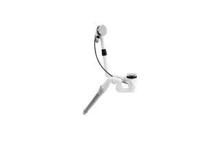 Bette ZUB Badewanne Ab-ÜL Ab-ÜL-Garn. mit Zulauf Silhouette D. 52 mm 725 mm chrom