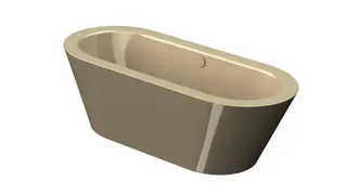 Bette Badewannen Oval Starlet Oval Silhouette Pergamon 1750x800x420/575mm – Bild 2