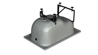 ZUB Badewanne Wannenfuß BetteStep – Bild 2