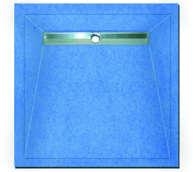 sanibel LINE-Duschelem. f sanibel-Rinne vierseitiges Gefälle 1200x1200x50mm