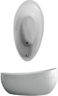 Villeroy & Boch Badewanne Aveo 1900x950x830mm Freistehend Weiß Alpin – Bild 2