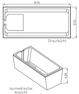 SD Wt Bette FormLowLine 1700x700 mit 2 schrägen Seiten – Bild 2