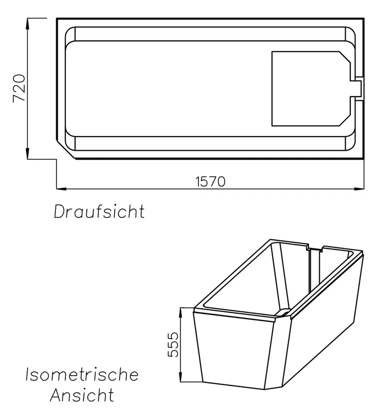SD Wt BetteProfi-Form 1600x750 Kopfende rechts