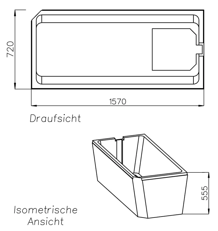 SD Wt BetteProfi-Form 1600x750 Kopfende links