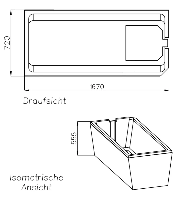 SD Wt BetteProfi-Form 1700x750 Fußende rechts
