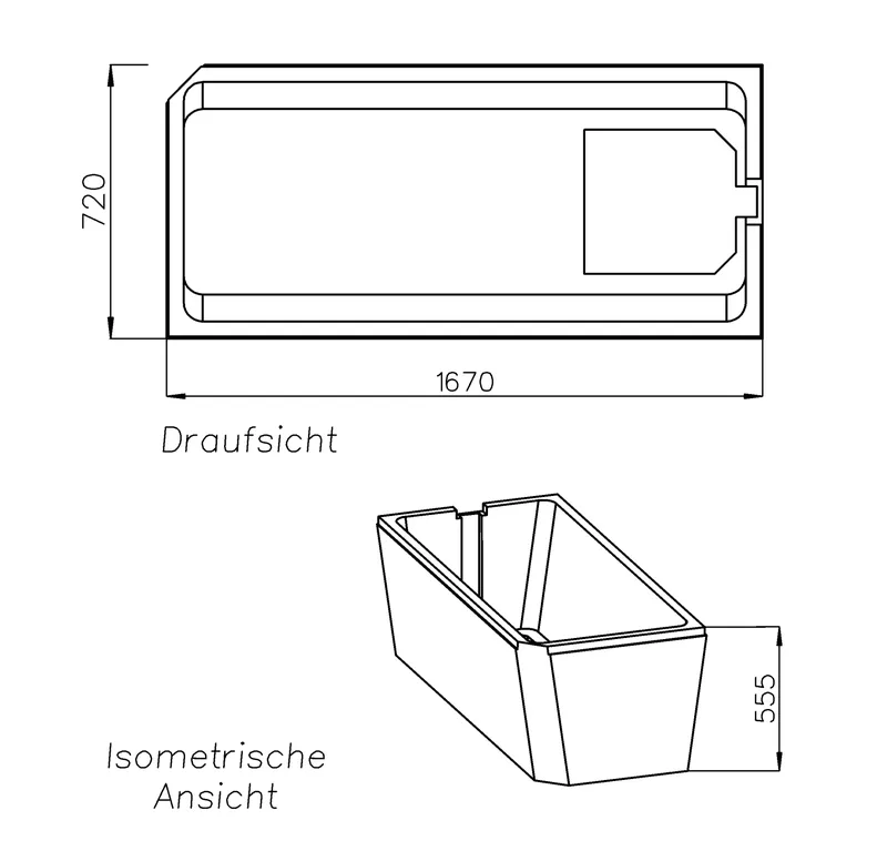 SD Wt BetteProfi-Form 1700x750 Kopfende links