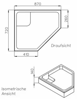 SD Wt BetteCaro (5-eck) 750x900x35 – Bild 2