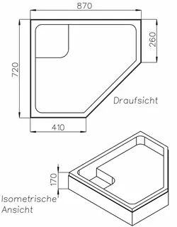 SD Wt BetteCaro (5-eck) 750x900x65 – Bild 2