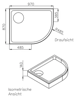 SD Wt BetteCorner viertelrund 900x1000x35
