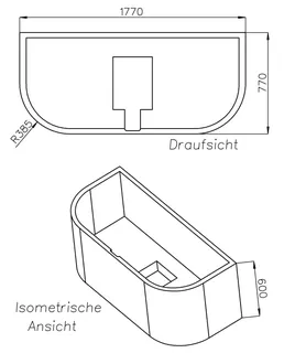 SD Wt KA Centro Duo 2, Nr.135 1800x800 mit 2 Rundungen – Bild 2