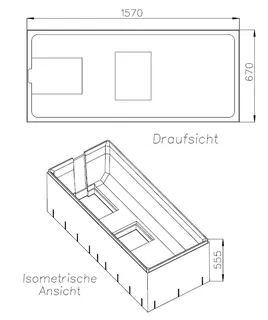 SD Wt KA PURO/PURO STAR 1600x700 Ablauf Fußende – Bild 2