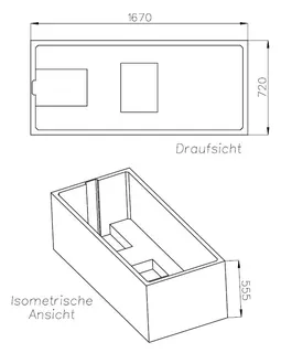 SD Wt KA PURO/PURO STAR 1700x750 Ablauf Fußende – Bild 2