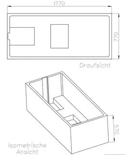 SD Wt KA PURO/PURO STAR 1800x800 Ablauf Fußende – Bild 2