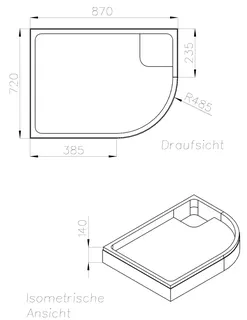 SD Wt KA Zirkon (viertelrund) 750x900x35 – Bild 2