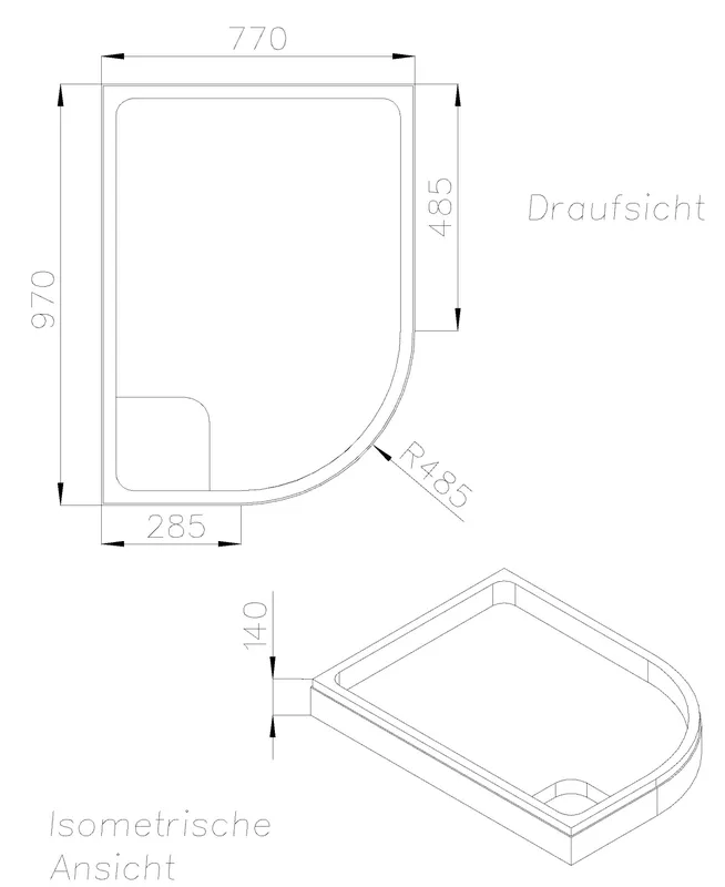 SD Wt KA Zirkon (viertelrund) 1000x800x35