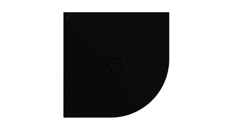 Bette Duschflächen Viertelkreis Floor Corner Anthracite 900x900x30/30mm